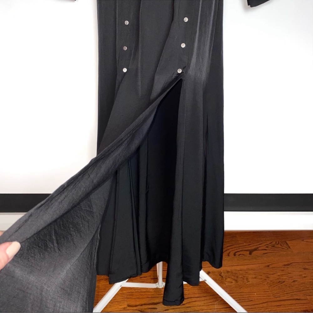 The Jetset Diaries Black Sahara Front Slit Maxi Dress - Picture 6 of 7